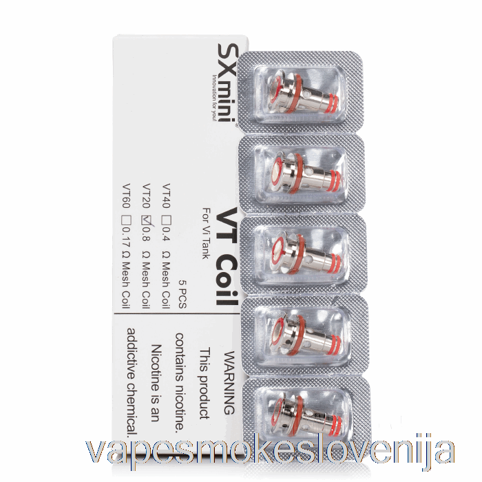 Vape Petrol Yihi Sxmini Vt Nadomestne Tuljave 0,8 Ohm Vt Tuljave